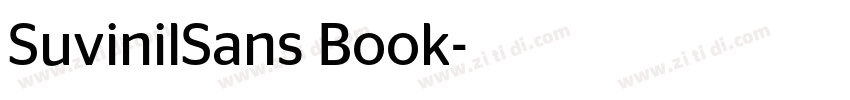SuvinilSans Book字体转换 SuvinilSans Book字体转换